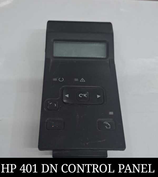 HP 401DN Control Panel